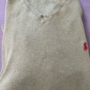 Men's light green Polo Sweater